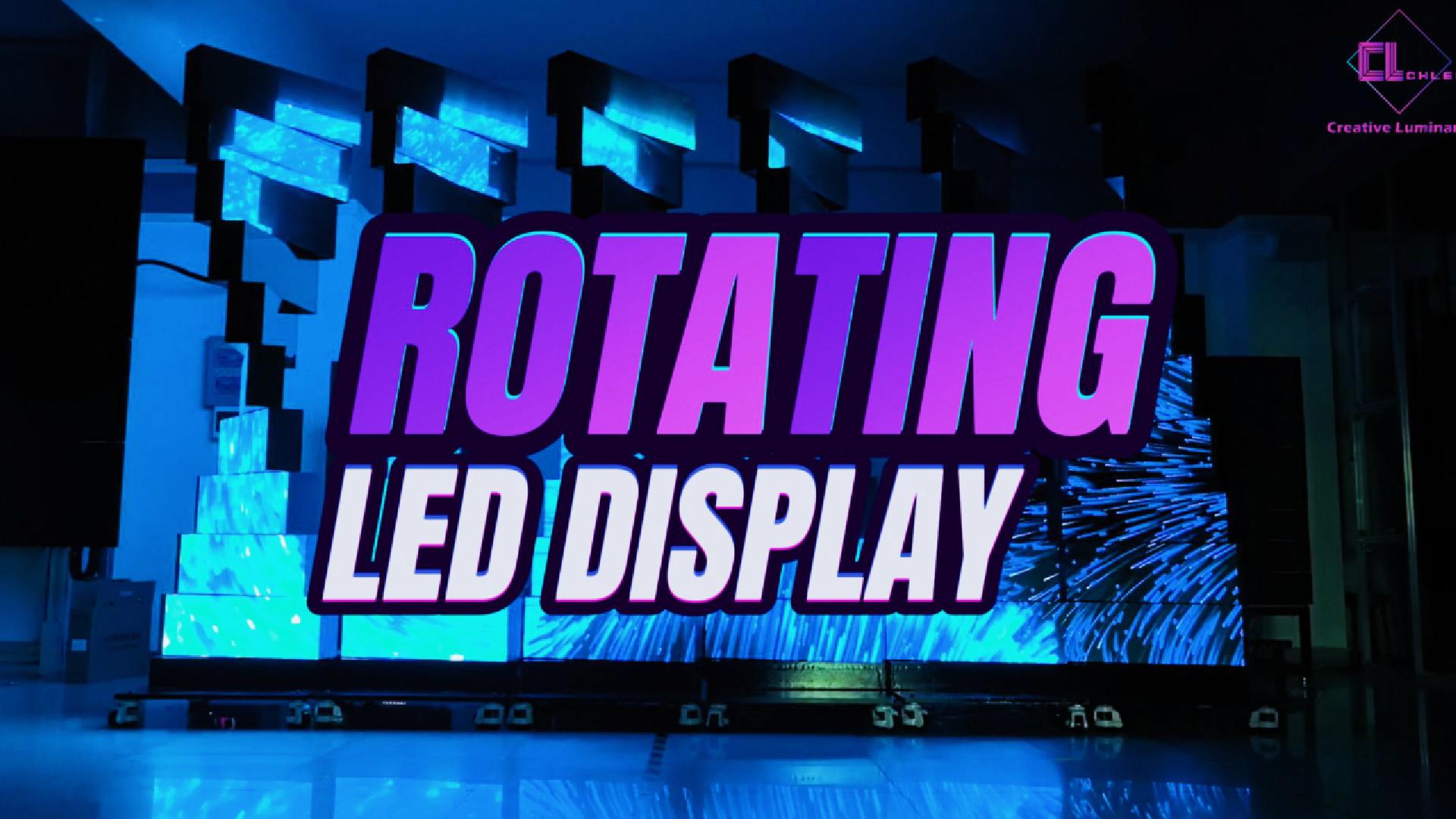 CL Smart Rotating LED Display – Modular, Connectable, and Dynamic Visual Solution