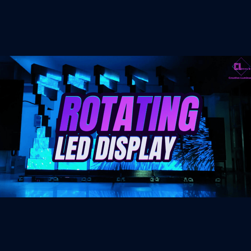 CL Smart Rotating LED Display – Modular, Connectable, and Dynamic ...