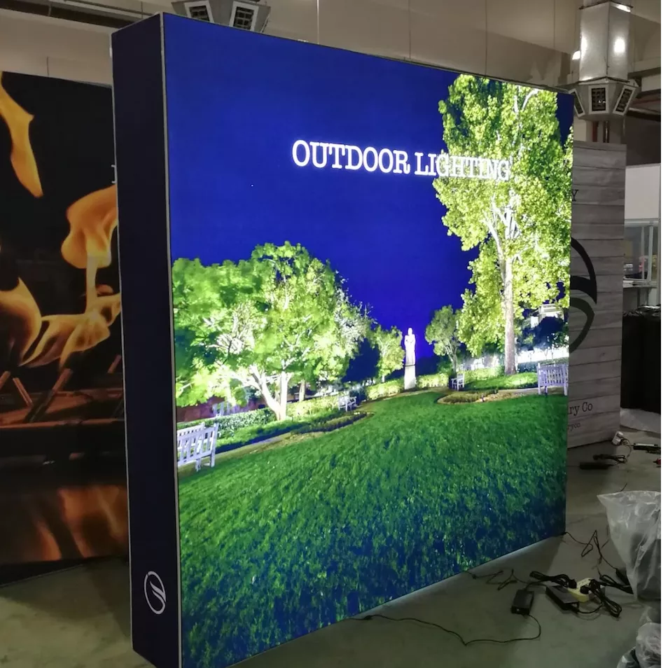 10 x 10 Backlit Pop Up Display For Trade Shows