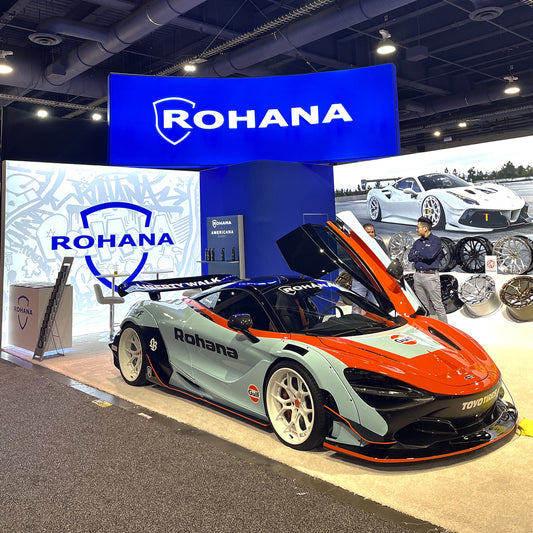 20x30 High Quality Booth from SEMA Las Vegas X Rohana Wheels