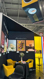 Backlit Hanging Banner Rectangular Structure For SIAL Paris Food Show