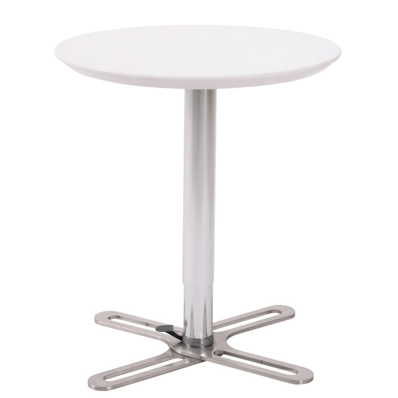 Foldable ABS Round Bar Table Portable Black Cocktail Table Exhibition Furniture for Trade Shows and Events