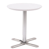 Foldable ABS Round Bar Table Portable Black Cocktail Table Exhibition Furniture for Trade Shows and Events