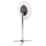 Foldable ABS Round Bar Table Portable Black Cocktail Table Exhibition Furniture for Trade Shows and Events