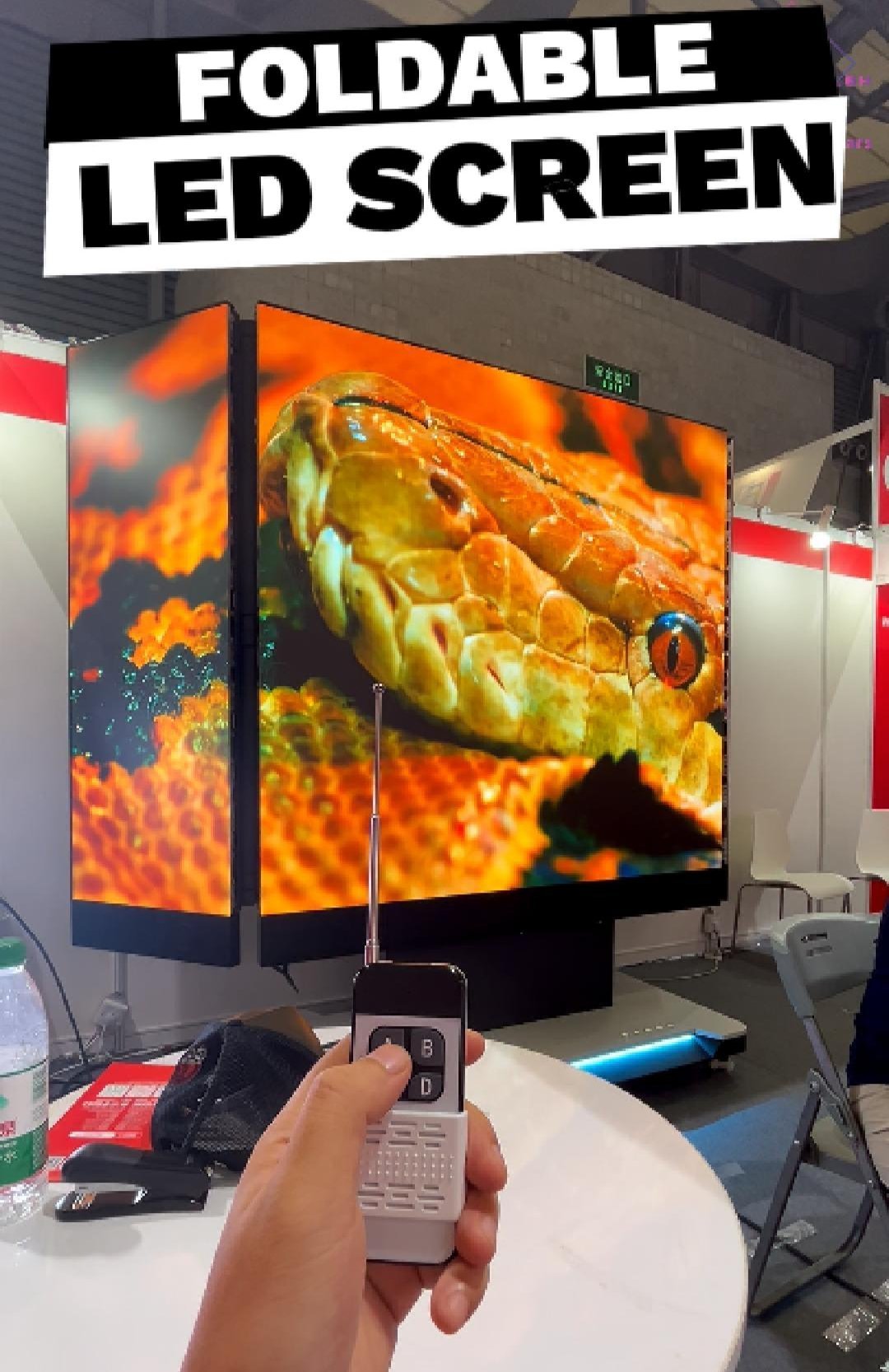 Foldable Led Development Smart Foldable LED Screen Creative Luminars Dynamic Additions in ...