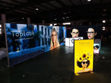 Visual Impact Large Backlit Fabric Lightbox Trade Show Table