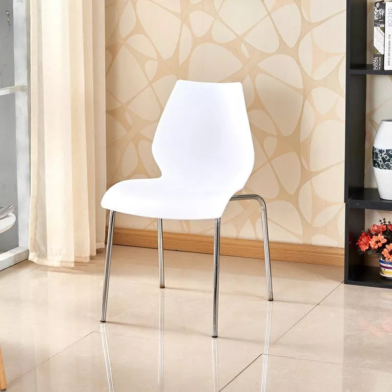 White Trade Show Portable Plastic Chair