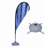 Teardrop Shape Trade Show Beach Flag D-B001