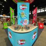 20x20 Customized Island Exhibition Booth Displays Design For Expo West