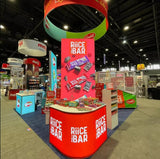 20x20 Customized Island Exhibition Booth Displays Design For Expo West