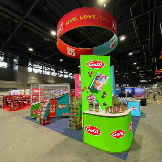 20x20 Customized Island Exhibition Booth Displays Design For Expo West