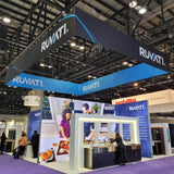 Non-illuminated Rectangular Ring Hanging Banner Sign For KBIS Las Vegas
