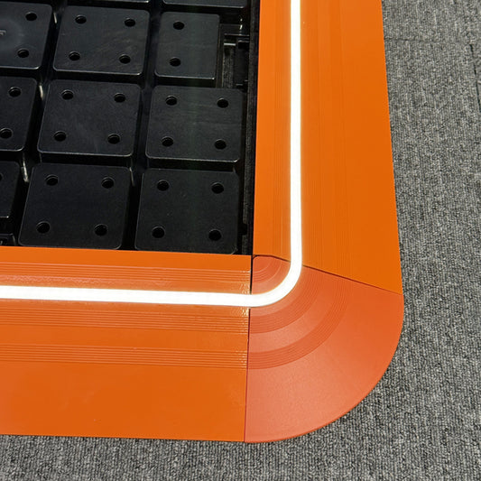 Modular ABS Trade Show Flooring With aluminum edge and LED Strips