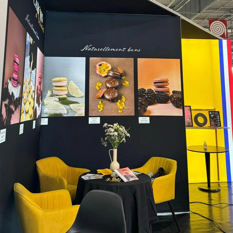 Backlit Hanging Banner Rectangular Structure For SIAL Paris Food Show