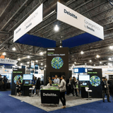 Beautiful Lightboxes Appearing on CES Trade Show Booth Display Using Space Imagination And Demonstrations