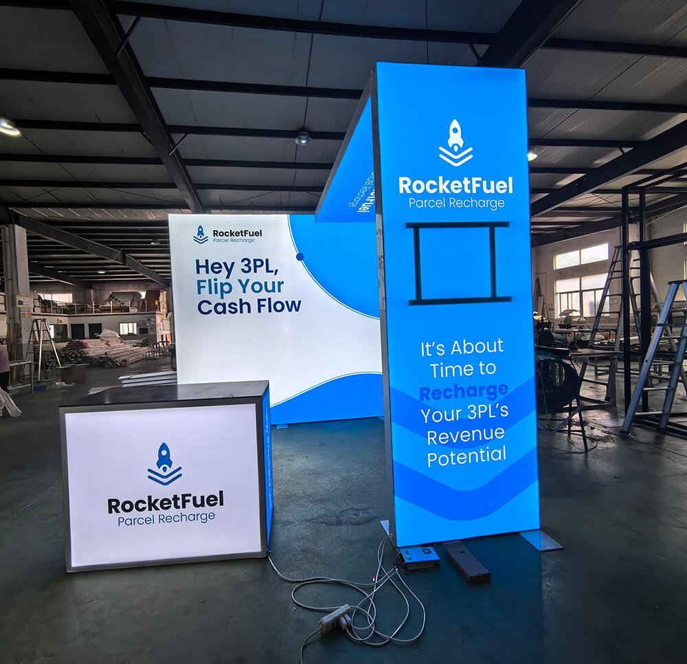 Custom 10 x 10ft Trade Exhibit Booth