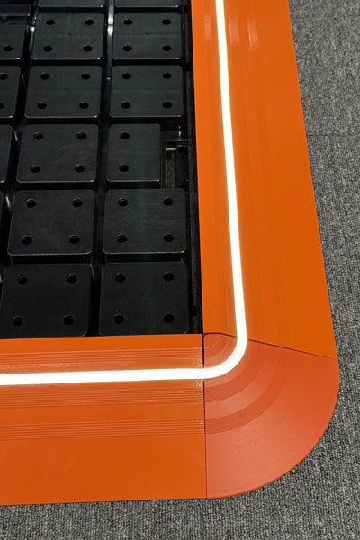 Modular ABS Trade Show Flooring With aluminum edge and LED Strips