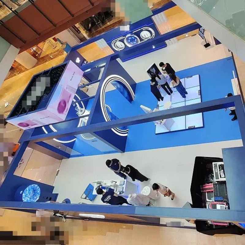 For Upcoming World of Concrete, Custom Trade Show Booth Design And Display Using SEG Aluminum Frame Exhibition All Size Booth