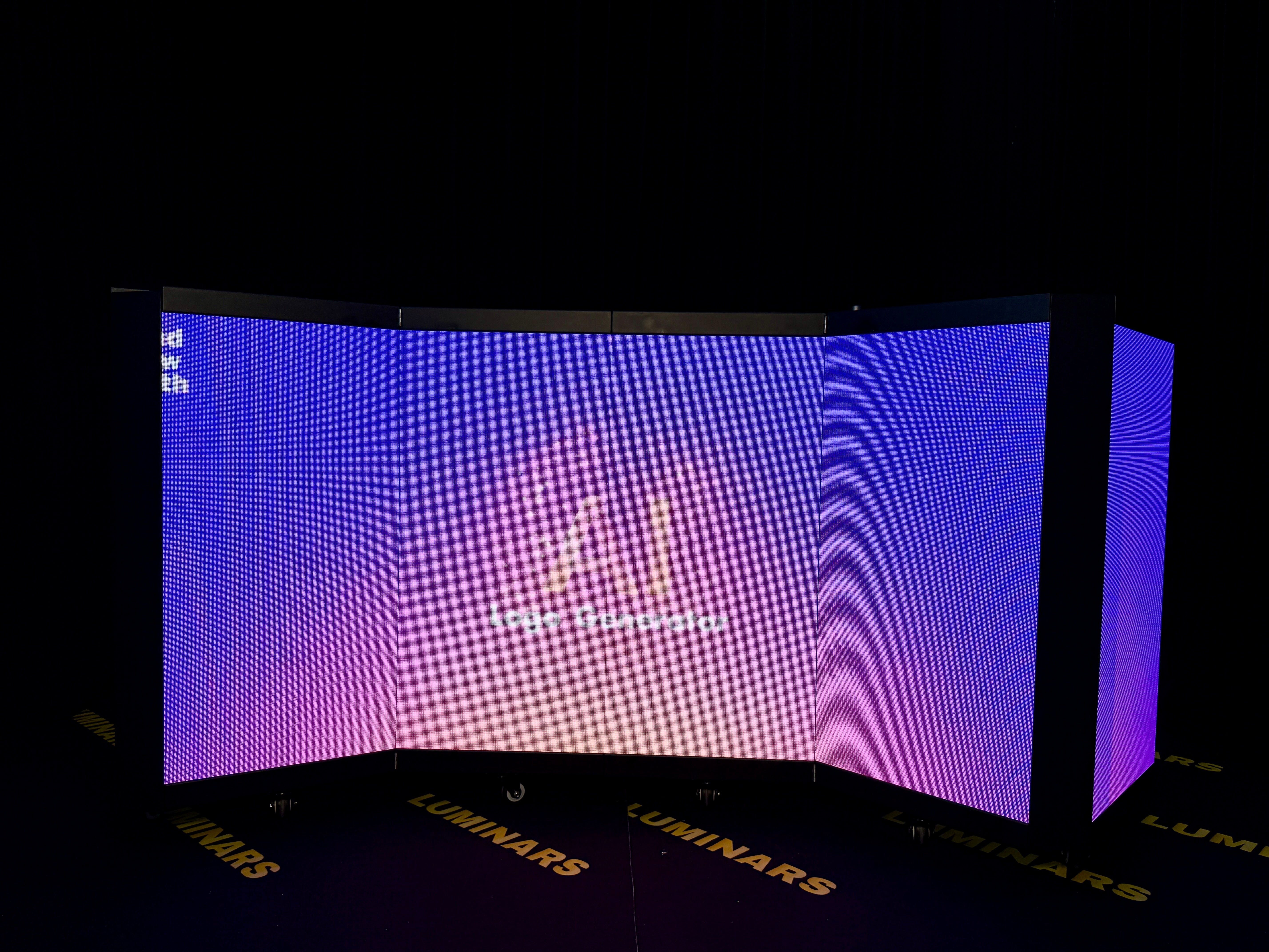 Folding Portable LED Video Counter for Trade Shows & Conferences