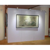 Aluminum Frame 40mm Square Art  Exhibition Wall For Museum