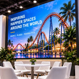 amusement booth meeting area