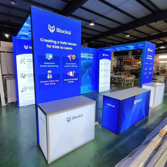 Stunning Arch - Type Custom - Made Trade Show Booth Design Ideas In 2023 CES Show