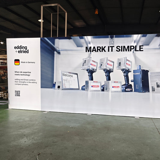 10x20 L type trade show booth