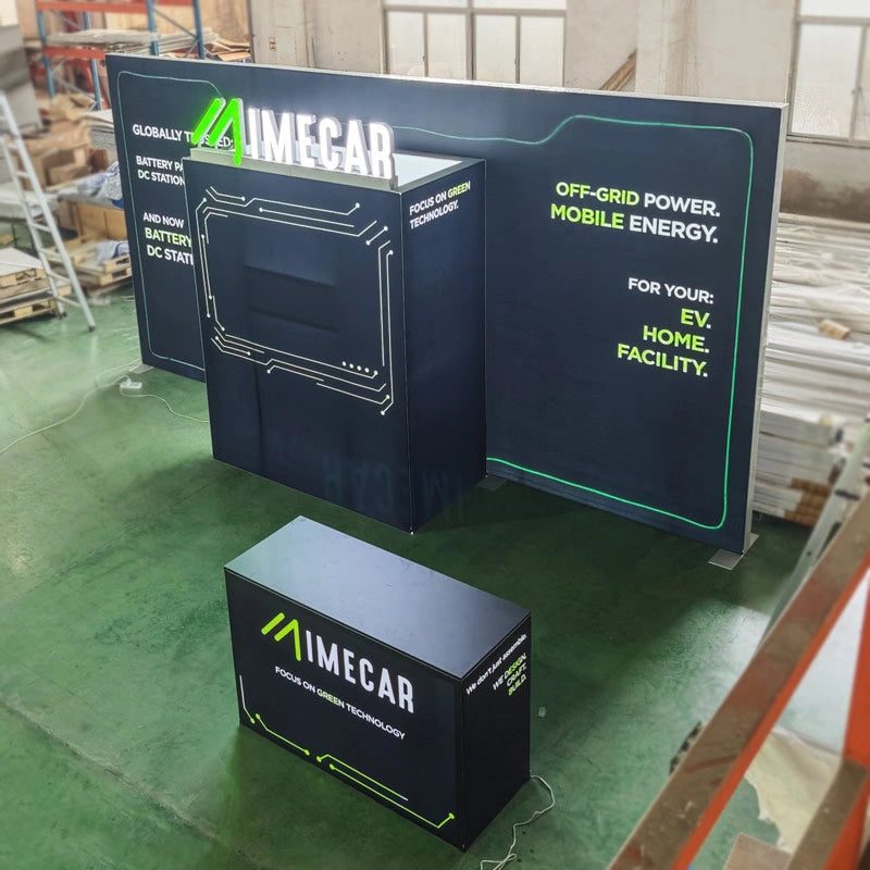 20x20 Trade Show Booth Hanging Sign For The Battery Show North America