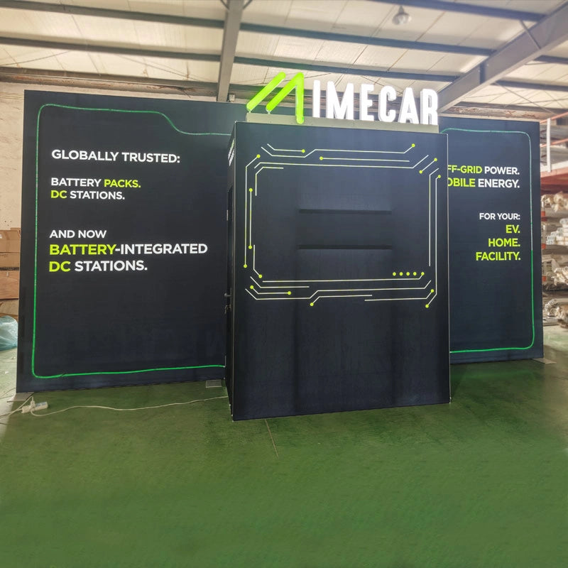 20x20 Trade Show Booth Hanging Sign For The Battery Show North America