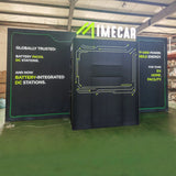 20x20 Trade Show Booth Hanging Sign For The Battery Show North America