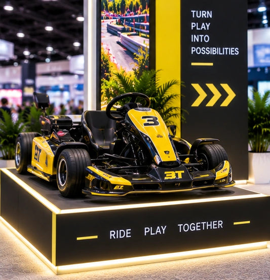 Karting Display on Illuminated Platform for CES 2027