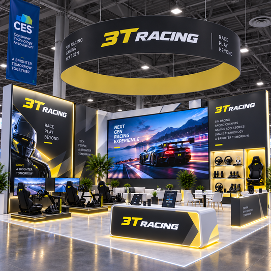 20x30ft Custom Trade Show Booth Design with Demo Stations CES 2027
