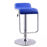 Blue Modern Adjustable Bar Stool