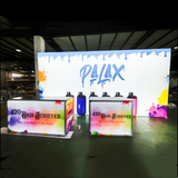 Custom Design Easy Assemble 6x3m 10x20 Hybrid Type Tradeshow Event Booth Display Exhibition Booth Design