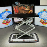 Electric Automatic Lifting Portable Backlit Trade Show Counter