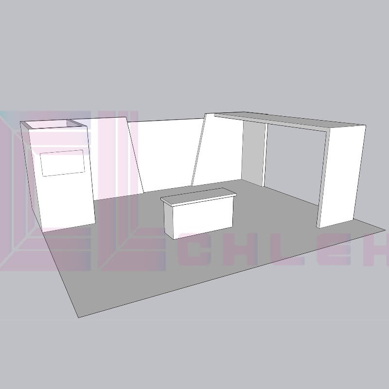 NBAA 2024 Exclusive Booth from Creative Luminars with Arch & Storage 20 x 30