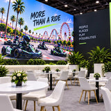 Backlit Motorsport Trade Show Booth Ideas for Karting Racing in CES 2027