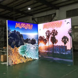 10'x10' Eco-friendly Modular Trade Show Backlit Exhibition Light Box