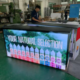 79"x20"x39" Aluminum Trade Show SEG Light Box Back-lit Counter