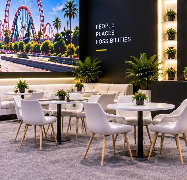 meeting room with LED video Wall for CES 2027