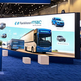 Modular Trade Show Booth with LED Video Walls For Car Industry