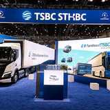 Modular Trade Show Booth with LED Video Walls For Car Industry