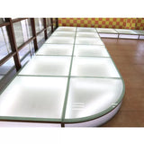 Aluminum Frame Glass Exhibition Flooring