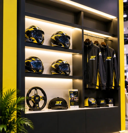 motorsport gear Backlit shelving for CES 2027