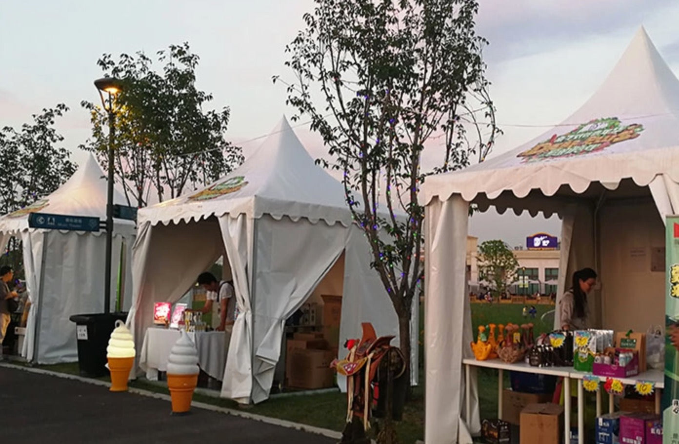 10x10 Germany Quality Pagoda Tent for Sale Direct From Shanghai Manufacturer