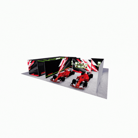 Modular Formula Racing Pit Garage Walling | Custom Race Pit Partitions
