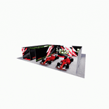 Modular Formula Racing Pit Garage Walling | Custom Race Pit Partitions