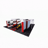 Custom Modular Pit Garage Walling for MotoGP, WorldSBK, Isle of Man TT