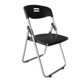 Exhibition Use Plastic Black Folding Chair