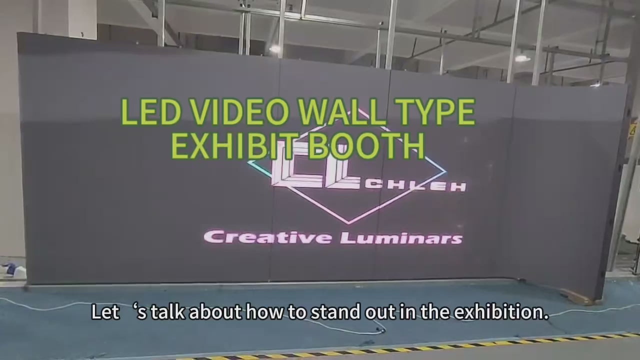 Creative Luminars 20x10 Seamless LED Video Wall Trade Show Displays